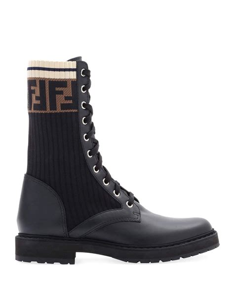 fendi women's combat boots|fendi trekking boots.